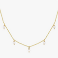 Zirconia Pearl Necklace